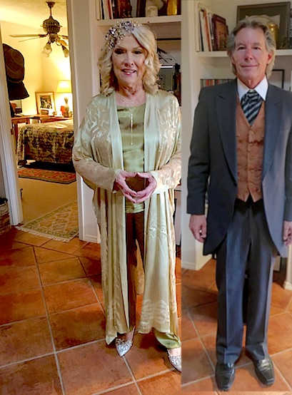 Sister Ag with husband Dave at Gala in Santa Fe 2019