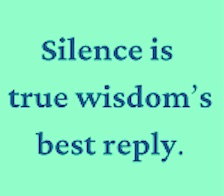 “silence”